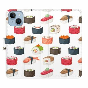 Flipové pouzdro iSaprio - Sushi Pattern 02 - iPhone 14 obraz