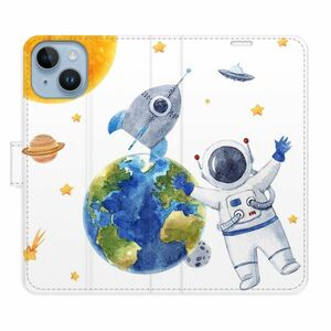 Flipové pouzdro iSaprio - Space 06 - iPhone 14 obraz