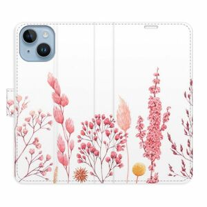 Flipové pouzdro iSaprio - Pink Flowers 03 - iPhone 14 obraz