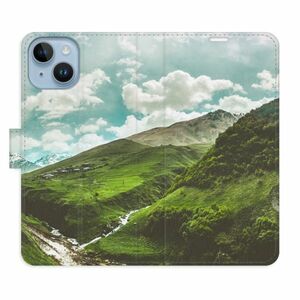 Flipové pouzdro iSaprio - Mountain Valley - iPhone 14 obraz
