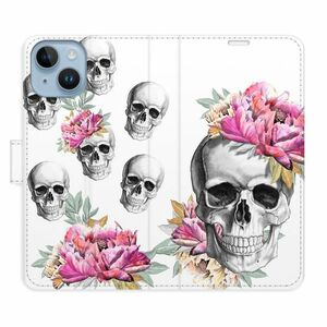 Flipové pouzdro iSaprio - Crazy Skull - iPhone 14 obraz