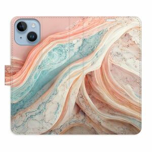 Flipové pouzdro iSaprio - Colour Marble - iPhone 14 obraz