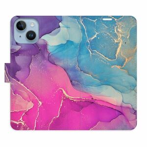 Flipové pouzdro iSaprio - Colour Marble 02 - iPhone 14 obraz