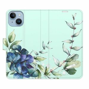 Flipové pouzdro iSaprio - Blue Flowers - iPhone 14 obraz