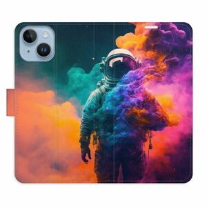 Flipové pouzdro iSaprio - Astronaut in Colours 02 - iPhone 14 obraz
