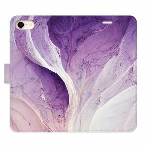 Flipové pouzdro iSaprio - Purple Paint - iPhone 7/8/SE 2020 obraz