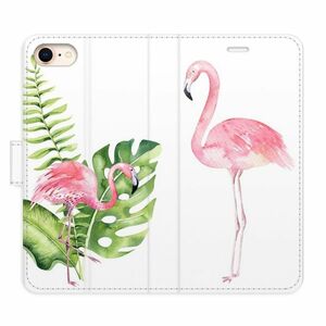 Flipové pouzdro iSaprio - Flamingos - iPhone 7/8/SE 2020 obraz