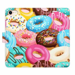 Flipové pouzdro iSaprio - Donuts Pattern 02 - iPhone 7/8/SE 2020 obraz
