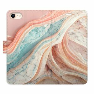Flipové pouzdro iSaprio - Colour Marble - iPhone 7/8/SE 2020 obraz