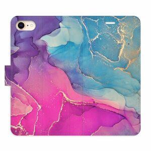 Flipové pouzdro iSaprio - Colour Marble 02 - iPhone 7/8/SE 2020 obraz