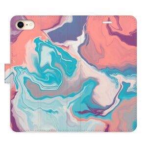 Flipové pouzdro iSaprio - Abstract Paint 06 - iPhone 7/8/SE 2020 obraz