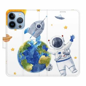 Flipové pouzdro iSaprio - Space 06 - iPhone 13 Pro obraz