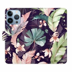 Flipové pouzdro iSaprio - Flower Pattern 08 - iPhone 13 Pro obraz