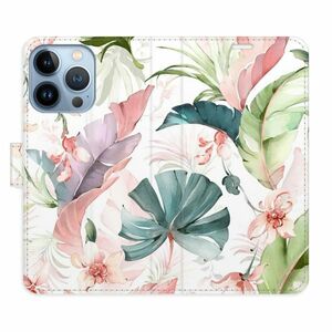 Flipové pouzdro iSaprio - Flower Pattern 07 - iPhone 13 Pro obraz