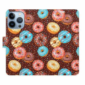 Flipové pouzdro iSaprio - Donuts Pattern - iPhone 13 Pro obraz