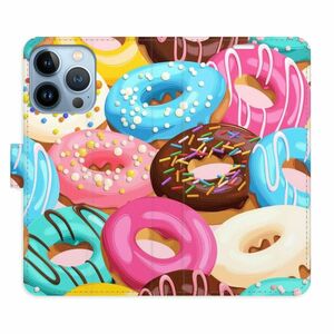 Flipové pouzdro iSaprio - Donuts Pattern 02 - iPhone 13 Pro obraz