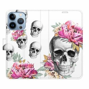 Flipové pouzdro iSaprio - Crazy Skull - iPhone 13 Pro obraz