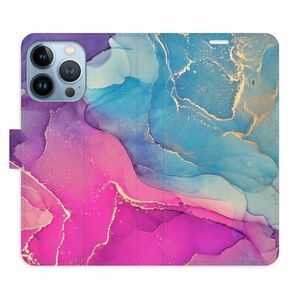 Flipové pouzdro iSaprio - Colour Marble 02 - iPhone 13 Pro obraz