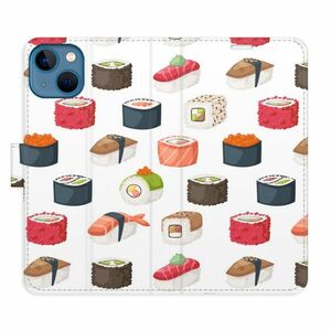 Flipové pouzdro iSaprio - Sushi Pattern 02 - iPhone 13 obraz