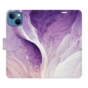 Flipové pouzdro iSaprio - Purple Paint - iPhone 13 obraz