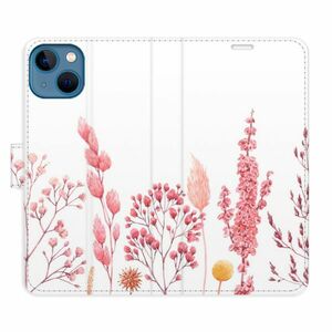 Flipové pouzdro iSaprio - Pink Flowers 03 - iPhone 13 obraz
