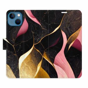 Flipové pouzdro iSaprio - Gold Pink Marble 02 - iPhone 13 obraz