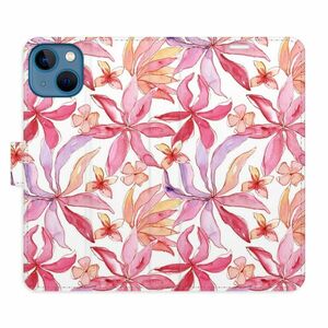 Flipové pouzdro iSaprio - Flower Pattern 10 - iPhone 13 obraz