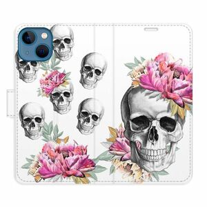 Flipové pouzdro iSaprio - Crazy Skull - iPhone 13 obraz