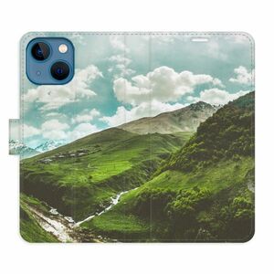 Flipové pouzdro iSaprio - Mountain Valley - iPhone 13 mini obraz