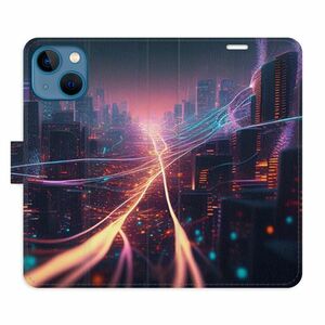 Flipové pouzdro iSaprio - Modern City - iPhone 13 mini obraz