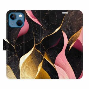 Flipové pouzdro iSaprio - Gold Pink Marble 02 - iPhone 13 mini obraz