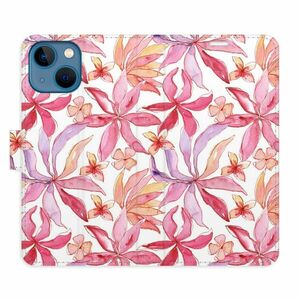 Flipové pouzdro iSaprio - Flower Pattern 10 - iPhone 13 mini obraz