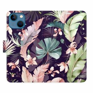 Flipové pouzdro iSaprio - Flower Pattern 08 - iPhone 13 mini obraz