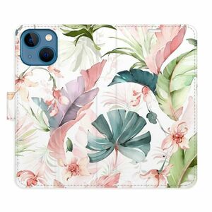 Flipové pouzdro iSaprio - Flower Pattern 07 - iPhone 13 mini obraz