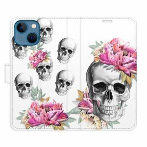 Flipové pouzdro iSaprio - Crazy Skull - iPhone 13 mini obraz