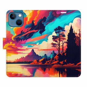 Flipové pouzdro iSaprio - Colorful Mountains 02 - iPhone 13 mini obraz