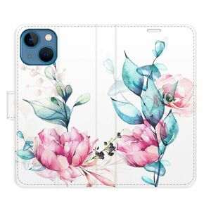 Flipové pouzdro iSaprio - Beautiful Flower - iPhone 13 mini obraz