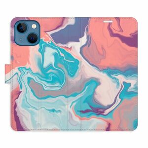Flipové pouzdro iSaprio - Abstract Paint 06 - iPhone 13 mini obraz