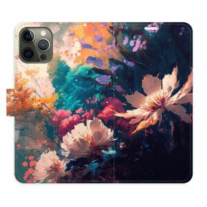Flipové pouzdro iSaprio - Spring Flowers - iPhone 12/12 Pro obraz