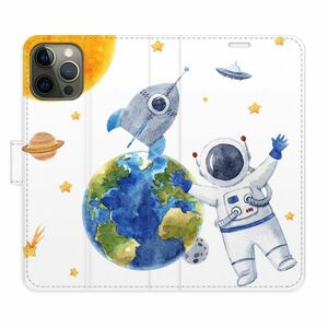 Flipové pouzdro iSaprio - Space 06 - iPhone 12/12 Pro obraz