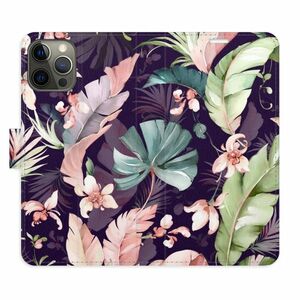 Flipové pouzdro iSaprio - Flower Pattern 08 - iPhone 12/12 Pro obraz