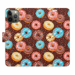 Flipové pouzdro iSaprio - Donuts Pattern - iPhone 12/12 Pro obraz