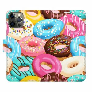 Flipové pouzdro iSaprio - Donuts Pattern 02 - iPhone 12/12 Pro obraz