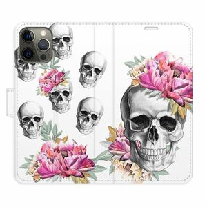 Flipové pouzdro iSaprio - Crazy Skull - iPhone 12/12 Pro obraz
