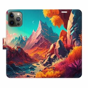 Flipové pouzdro iSaprio - Colorful Mountains - iPhone 12/12 Pro obraz