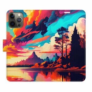 Flipové pouzdro iSaprio - Colorful Mountains 02 - iPhone 12/12 Pro obraz