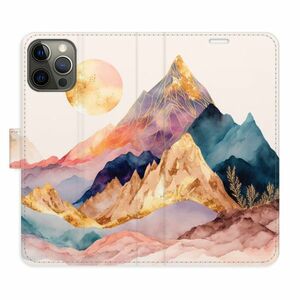 Flipové pouzdro iSaprio - Beautiful Mountains - iPhone 12/12 Pro obraz