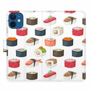 Flipové pouzdro iSaprio - Sushi Pattern 02 - iPhone 12 mini obraz