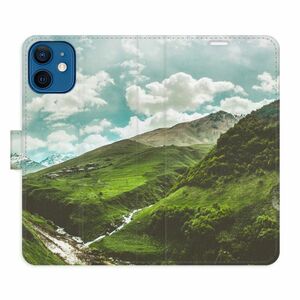 Flipové pouzdro iSaprio - Mountain Valley - iPhone 12 mini obraz