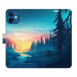 Flipové pouzdro iSaprio - Magical Landscape - iPhone 12 mini obraz